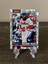 2026 Topps Series 1 Brandon Marsh #335 Diamante Foil Philadelphia Phillies