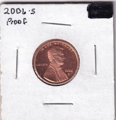 2006-S Lincoln Memorial Cent Proof — photo from the most recent tracked eBay sale