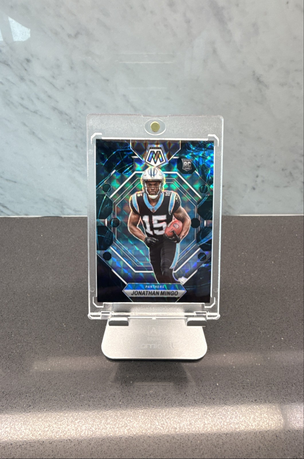 2023 Panini Mosaic - Rookies Jonathan Mingo #336 Genesis Mosaic Prizm (RC)