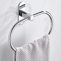 Handtuchring Ohne Bohren Aus Edelstahl - Selbstklebender Handtuchhalter Mit