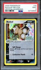 PSA 9 Nuzleaf 39/100 Reverse Foil Stamped Crystal Guardians Pokemon Card MINT on eBay