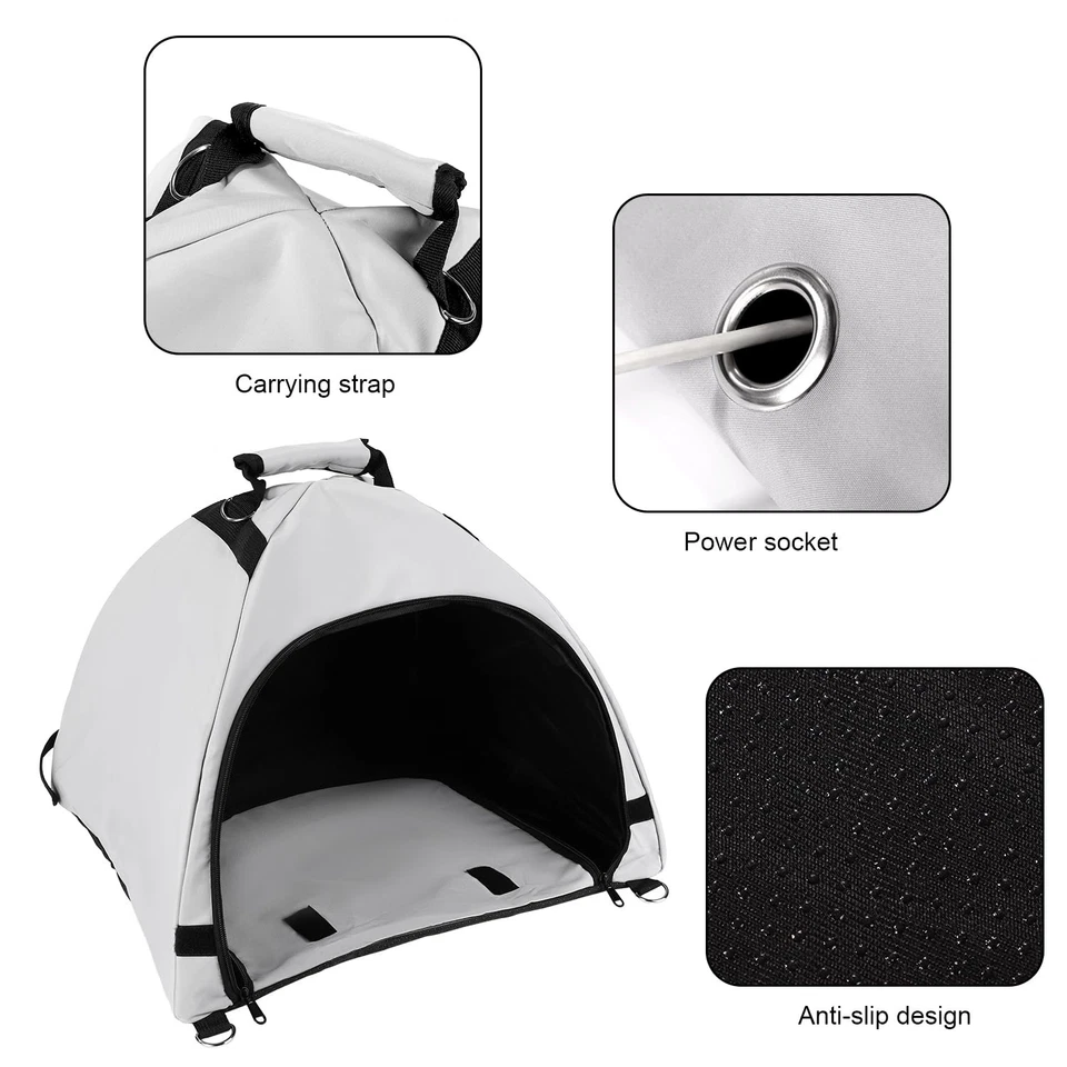 Tienda parasol portátil para computadora portátil, pantalla de privacidad, protector contra el resplandor, capucha impermeable Foto 4 de 4