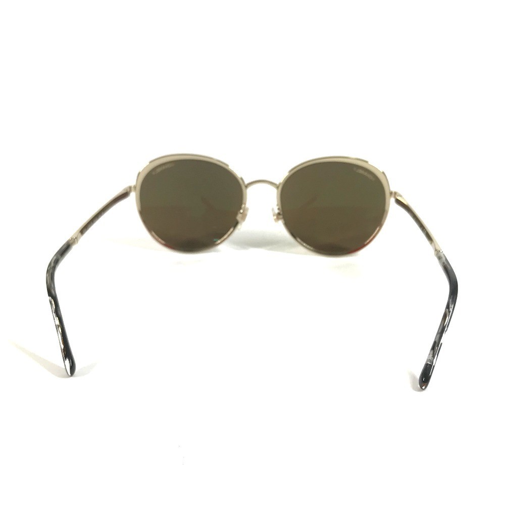 シャネル　サングラス　ココマーク　4206 c.124 6G 55◻︎18 140 CHANEL 4206 Mirror lens CC Logo CC Mark sunglasses Metal Gold | eBay