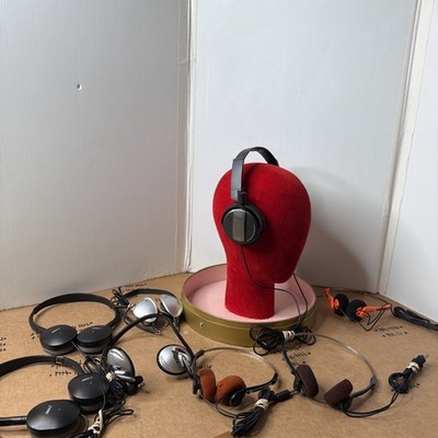 Mix Lot Vintage Headphones Wired SONY & Others Retro RCA