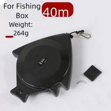 For Fishing Reel Elastic Handline with Automatic Retractor and Clip 20M 40M