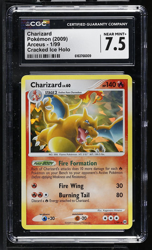 Charizard graded CGC 7.5 for sale on eBay