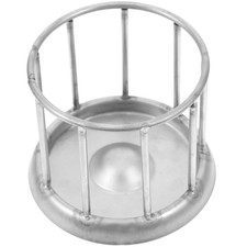 Stainless Steel Feeder Reptile Water Food Bowl Terrarium Dish Feeding