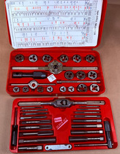 Mostly Unused - IRWIN HANSON Made in USA - SUPER SET SAE TAP & DIE 24606 41 PC.