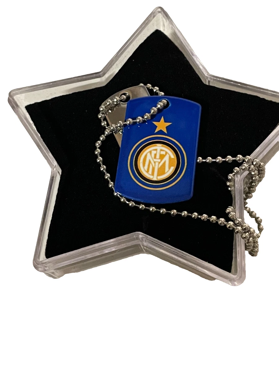 Collana Uomo FC Inter Acciaio Inox Con Pendente &ndash; B-IC010UAS Lowell &ndash; Ufficiale