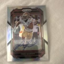 2022 Panini Prizm Fred Warner Autograph #270 49ers Football NFL