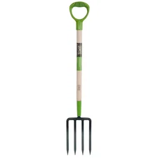 26 In. 4-Tine Forged Spading Garden Fork