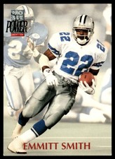 1992 Pro Set Power Emmitt Smith Dallas Cowboys #NNO