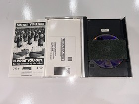 Frank Thomas Big Hurt Baseball (Sega Saturn) 100% Complete w Collector Card MINT