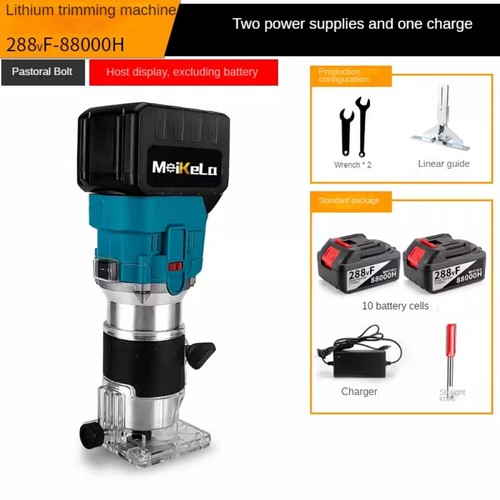 Decespugliatore Brushless Ricaricabile Lavorazione Legno Scanalatrice (10 Batterie) - Foto 3 di 10