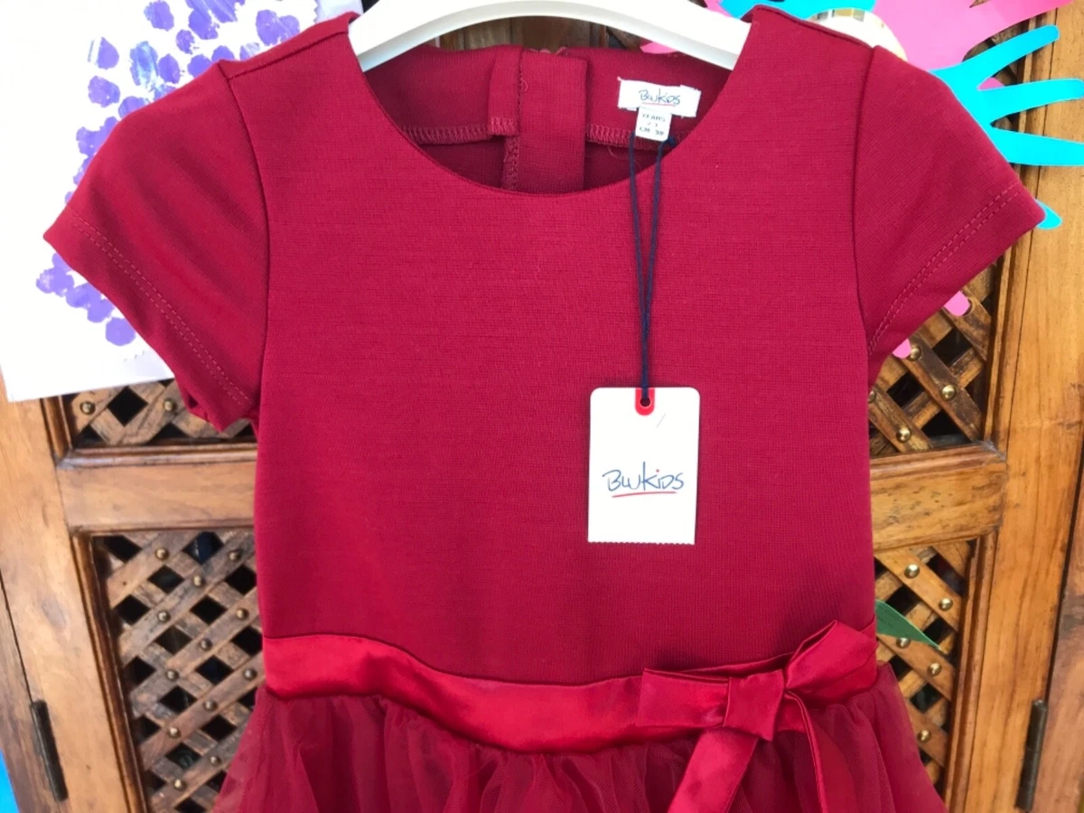 Vestito bimba shop rosso