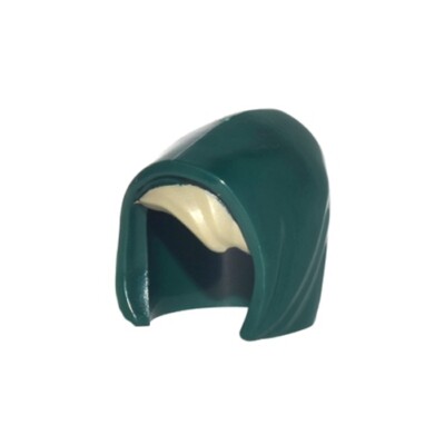 LEGO - Minifig, Headgear Hood Basic with Tan Bangs Pattern - Dark