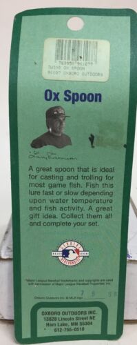 RARE 1998 Minnesota Twins Oxboro Ox Spoon Fishing Lure New in Package Free Ship! - Picture 2 of 2
