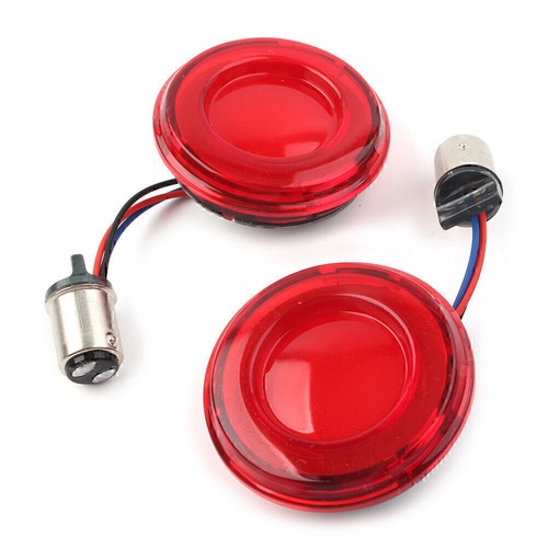 1 Pair 1157 Motorcycle Style LED Front Turn Signal Light For Harley Dyna - Picture 6 of 9