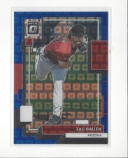 2022 Donruss Optic Pandora Blue #104 Zac Gallen D-Backs /99 