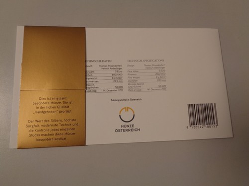 ÖSTERREICH - 5 € Euro in Silber im Blister, hgh - JAHRGANG / MOTIV NACH WAHL - Bild 21 von 71