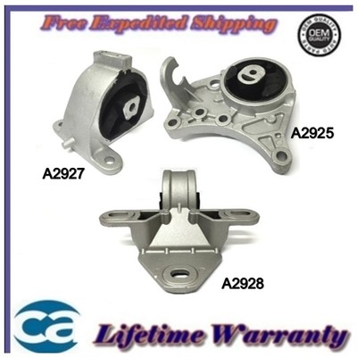 Engine Motor Mounts & Trans Mount 3Pcs for Dodge Caravan 3.3L, 3.8L 