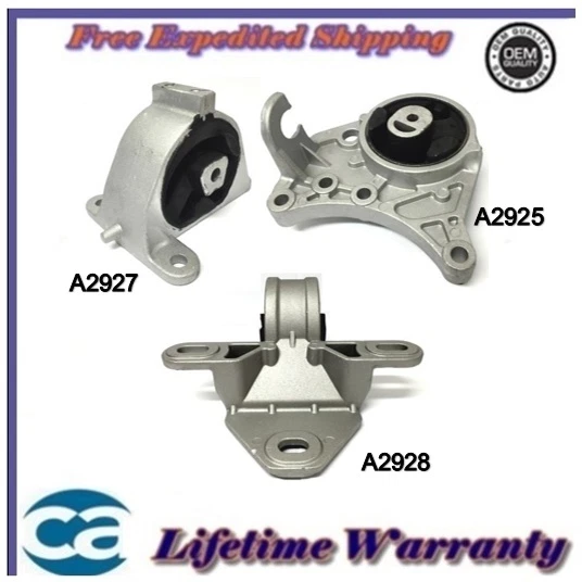 Engine Motor Mounts & Trans Mount 3Pcs for Dodge Caravan 3.3L, 3.8L - Image 1 of 1