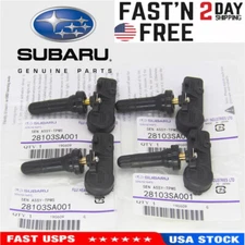 4X Genuine OEM TPMS Tire Pressure Sensors 28103SA001 28103AJ00A For Subaru WRX