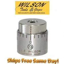 LE Wilson Chamber Type Seater Die Micro-Adjust Cap Stainless Steel NEW! SBSC-MIC