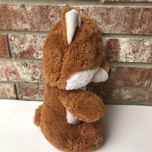 Peluche Kellytoy Zorro Rojo 12" Peluche Sonriente Feliz Ojos Brillantes Marrón Blanco - Imagen 5 de 8