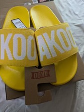 akoo yellow slides for mens