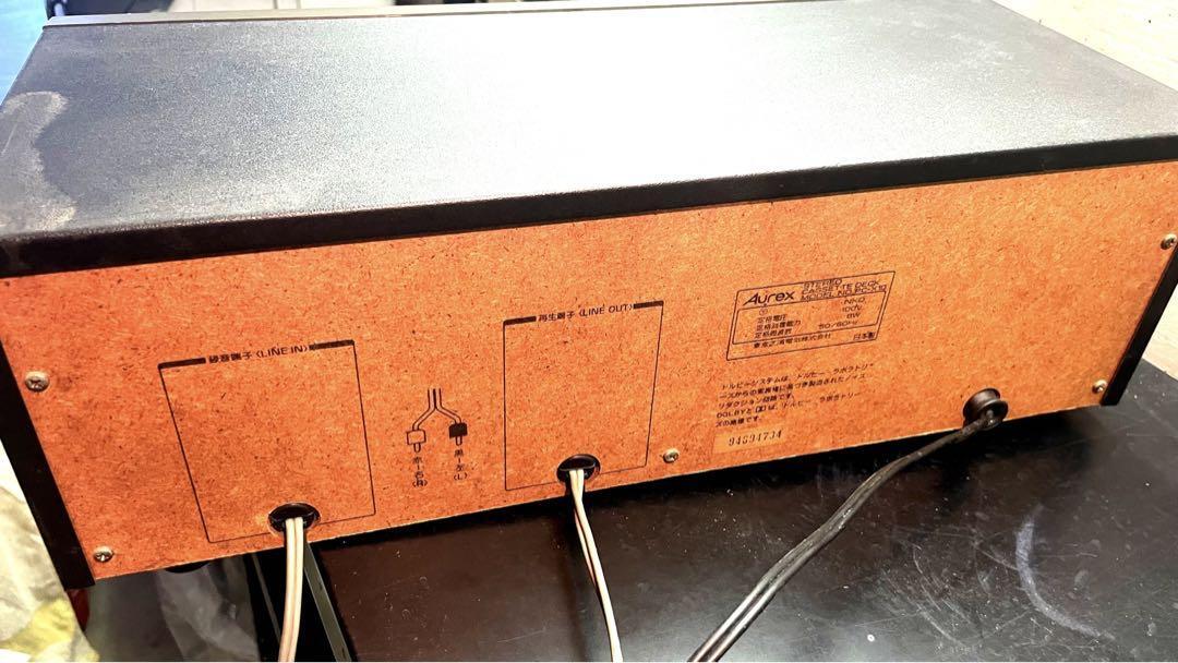 Toshiba Aurex PC-X10 Cassette Tape Deck Showa Era 1980s Vintage