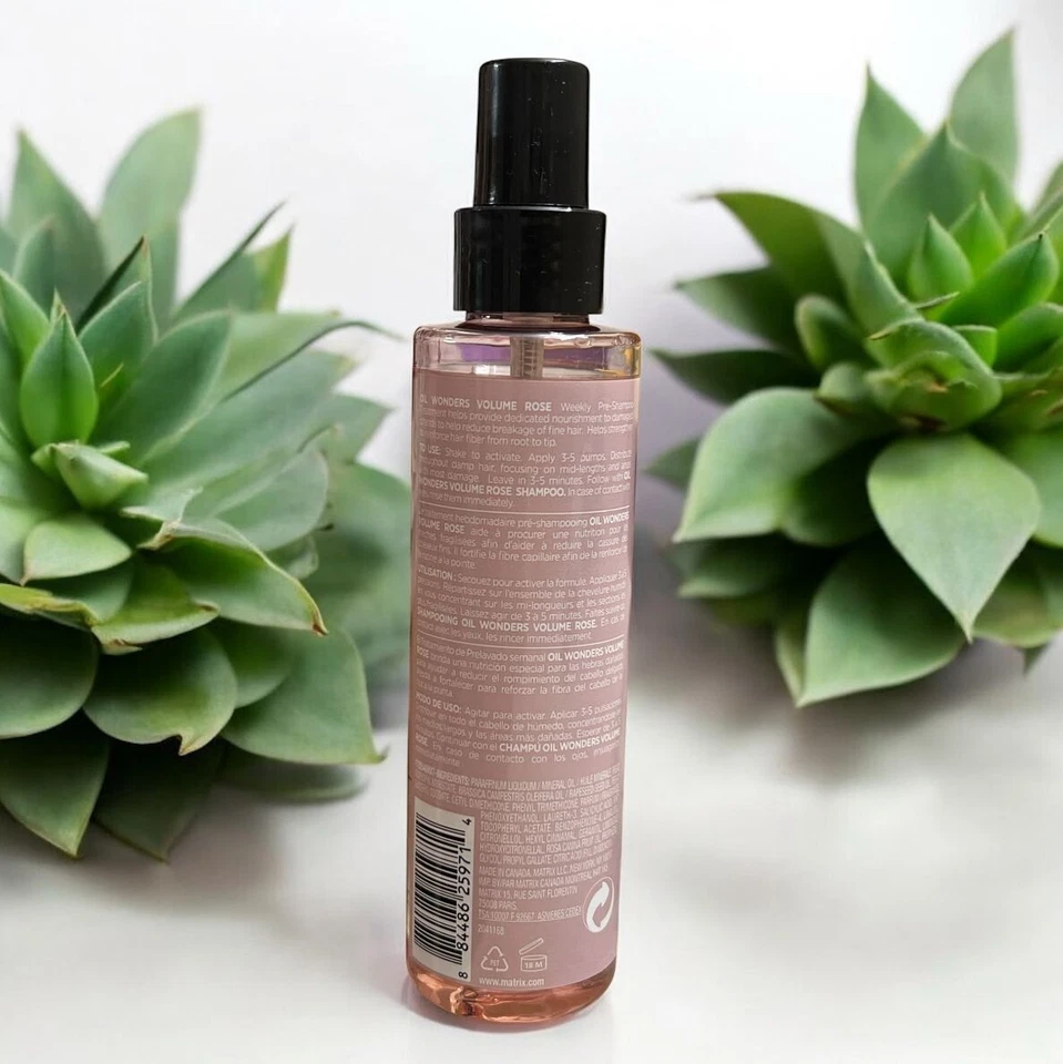 Matrix Oil Wonders Volume Rose предварительный шампунь для тонких волос 4,2 унц - Изображение 2 из 2
