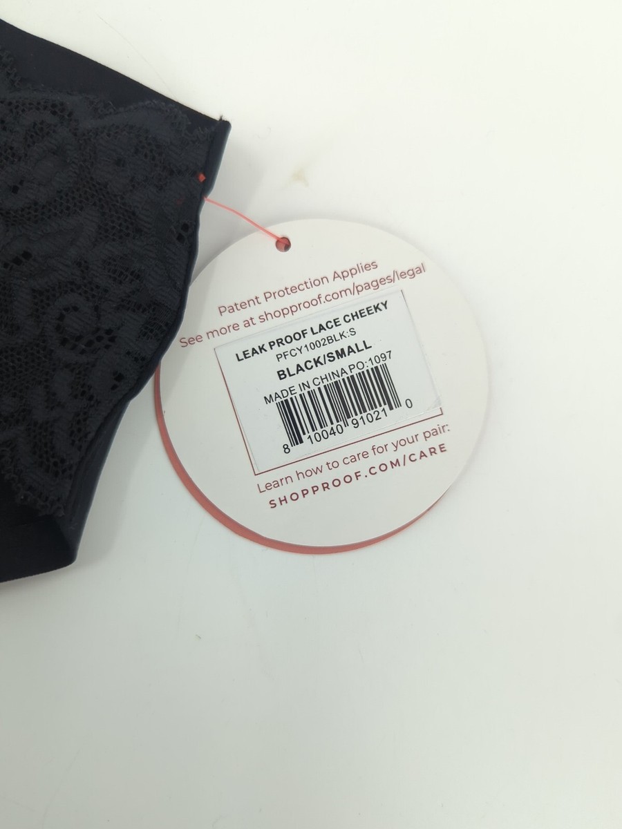 ジャパニ－ズ・ドリ－ム New Women's PROOF Black Period And Leak Proof Lace Cheeky Panty