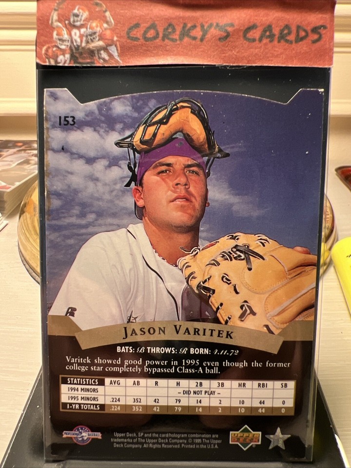 JASON VARITEK 1995 SP TOP PROSPECTS DIECUT SEATTLE MARINERS ROOKIE
