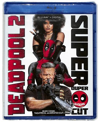 DEADPOOL 2 SUPER DUPER CUT 2018 Blu-ray SEALED UNRATED & Theatrical
