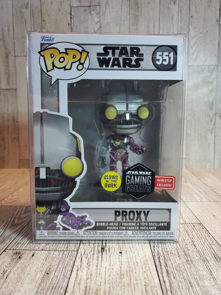 Funko Pop! Star Wars #551 Proxy Glow in the Dark GameStop Funko Pop! Star Wars #551 Proxy Glow in the Dark GameStop