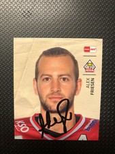 DEL 21/22 Alex Friesen #086 Sticker Bremerhaven *signiert*