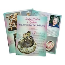 Vintage Stephanie Blythe Fairy Dolls Figurines History Article 10 Pages Fairies