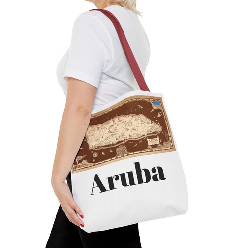 Vintage Map of Aruba from 1946 Tote Bag - Picture 49 of 49