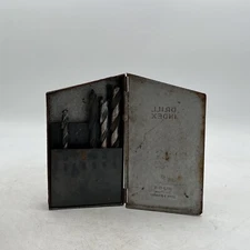 Huot Bit Set Index W/ Case Partial Set Vintage Garage Handyman Tools