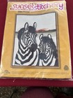 Sunset Stitchery Zebra And Colt NIP — photo 1