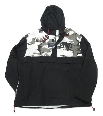 Polo Ralph Lauren Men's Black/White Camo 1/2 Zip Pullover