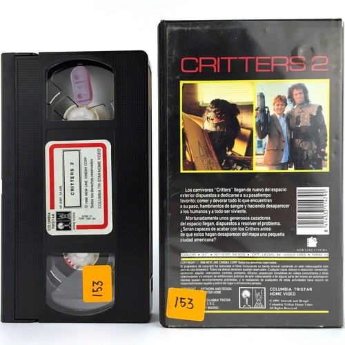 CRITTERS 2 , THE MAIN COURSE HORROR MICK GARRIS CYNTHIA TERRENCE MANN TERROR VHS - Imagen 2 de 2
