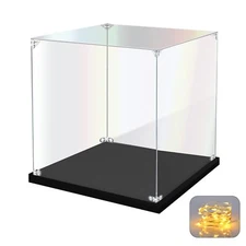 	Acrylic Display Case for Collectibles Assemble Clear Acrylic Display Box	