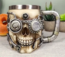 Ebros Gift Cyborg Steampunk Tankard Mug Home Decor