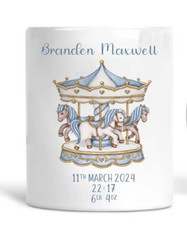 MONEY BOX personalised ceramic money box, baby, child, christening, birth, gift