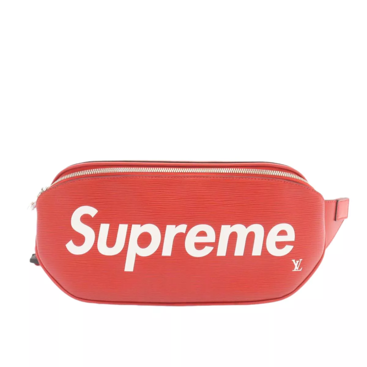 LOUIS VUITTON x Supreme 17AW Epi Bum Bag Waist Bag Front Logo M53418 Red  White