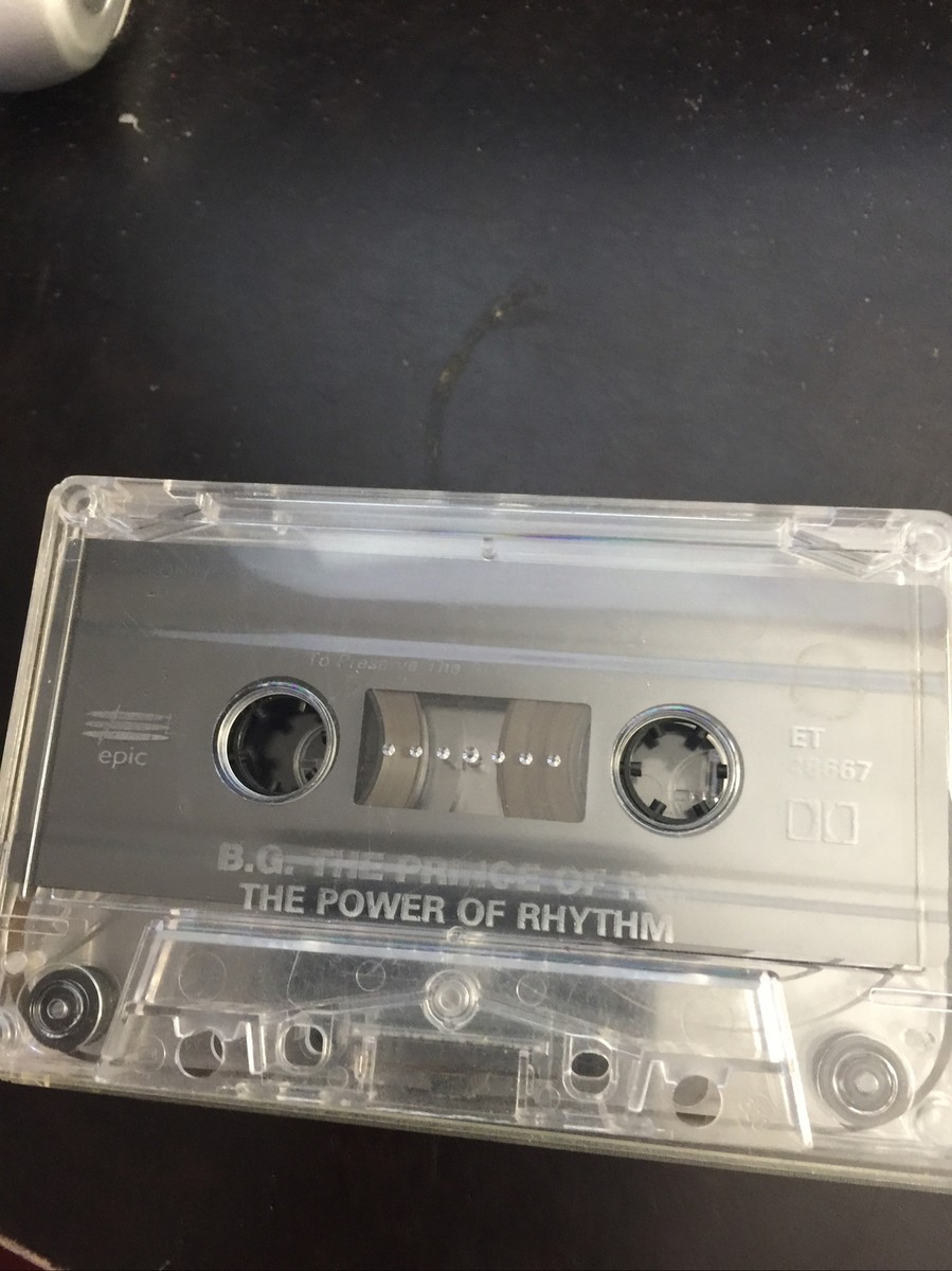 B.G. THE PRINCE OF RAP The Power Of Rhythm Cassette Tape