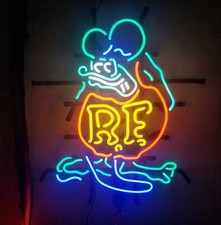 Lampada al neon Rat Fink RF Hot Rod garage 24"x20" insegna luminosa decorazione parete display