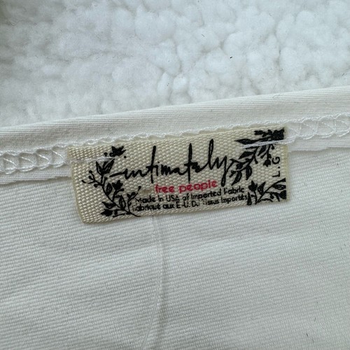 Body Intimately Free People bianco elasticizzato Keep It elegante profondo V grande nuovo con etichette - Foto 10 di 13
